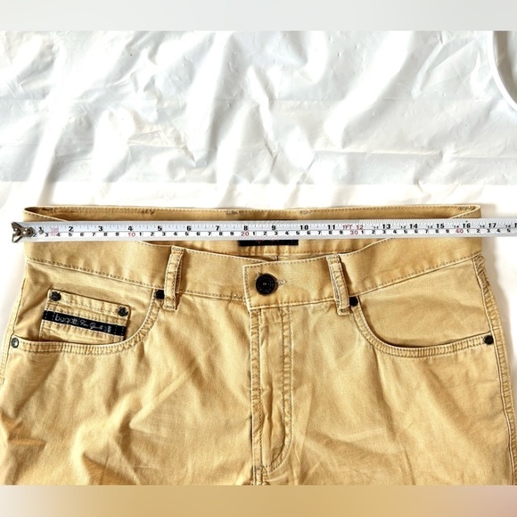 BUGATTI yellow jeans panted size large cropped - Picture 7 of 10